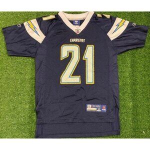 San Diego Chargers jersey youth medium blue reebok ladanian tomlinson Y2K